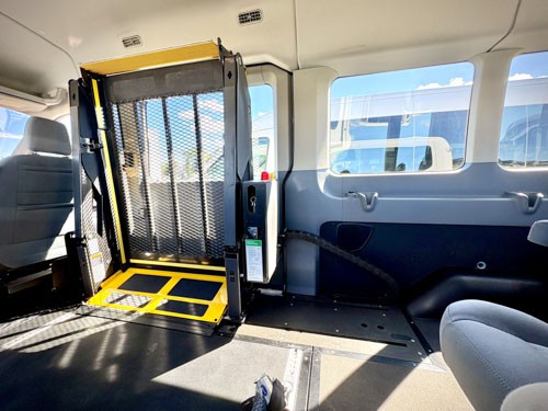 Inside view of the Shift-N-Step.